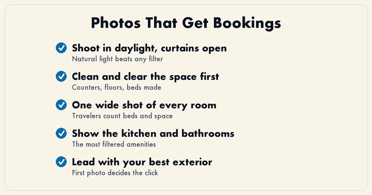 Photos that get bookings